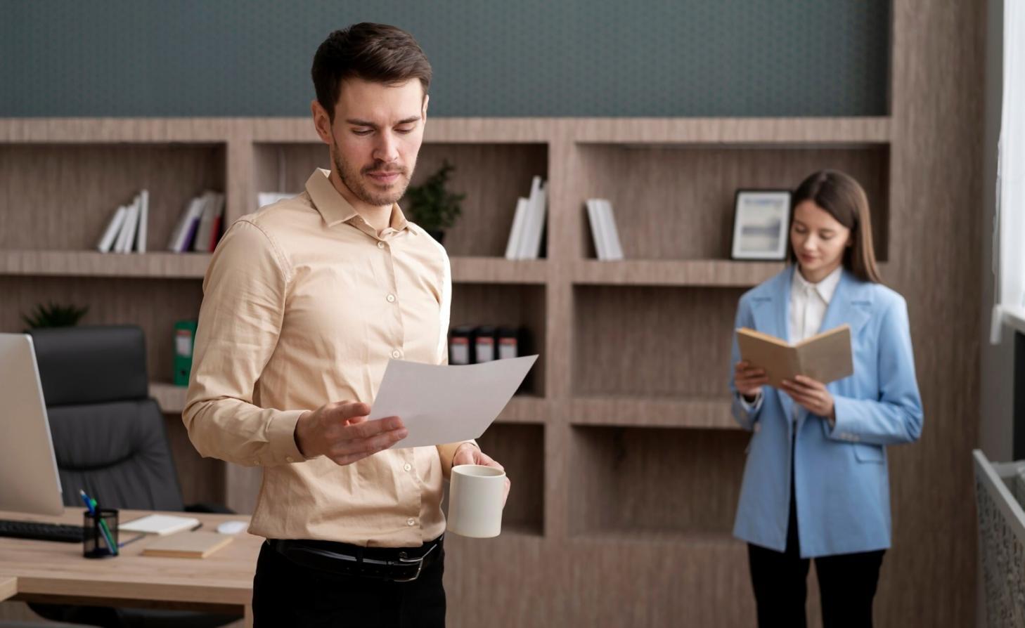 Professionelle Verhandlungssituation im Finanzbereich